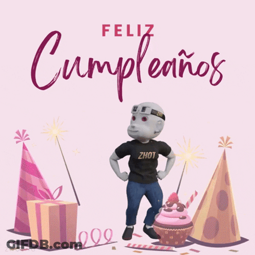 Animado Feliz Cumpleaños GIF