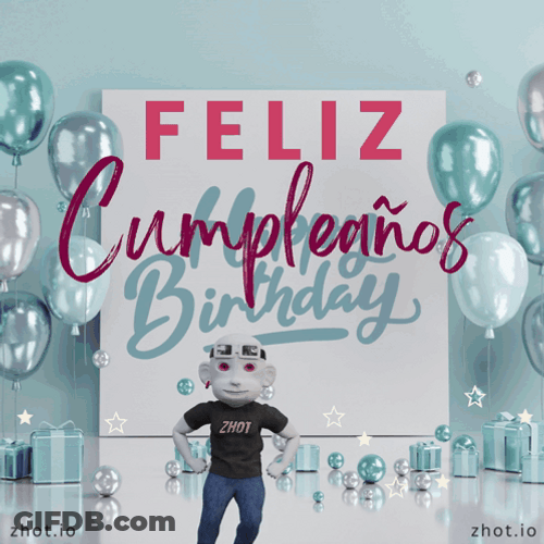 Animado Feliz Cumpleaños GIF