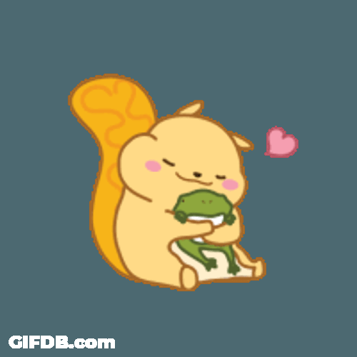 Animal Chipmunk Sticker GIF