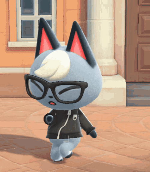 Animal Crossing Raymond Dance Workout GIF