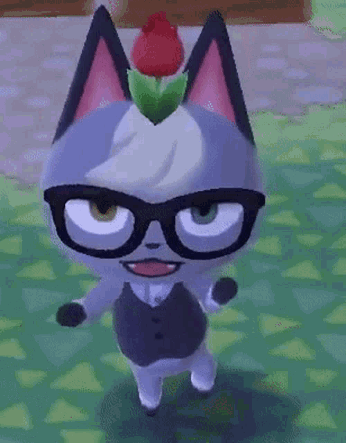 Animal Crossing Raymond Happy Dance GIF