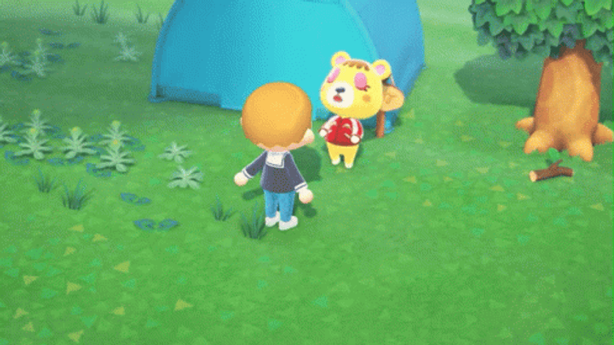 Animal Crossing Tammy Gah Scream GIF