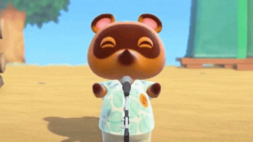 Animal Crossing Tom Nook Clapping GIF