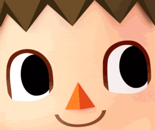 Animal Crossing Villager Glitch Art GIF