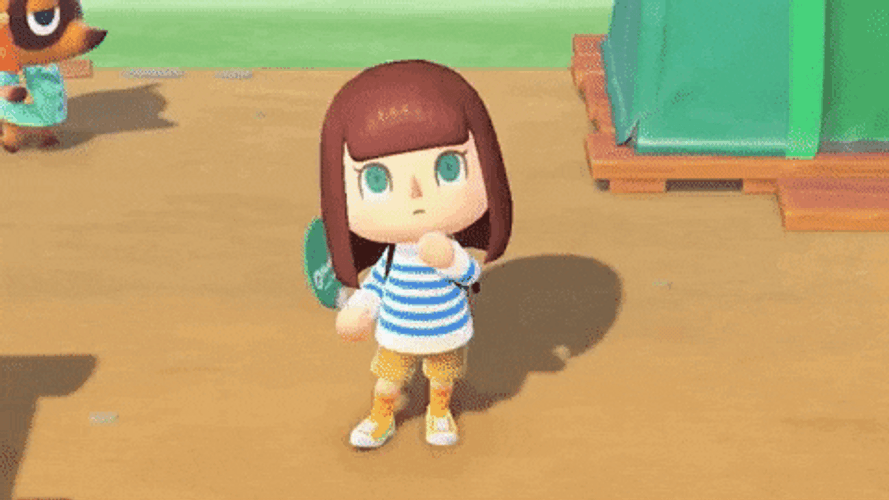 Animal Crossing Yes Spin Reaction GIF
