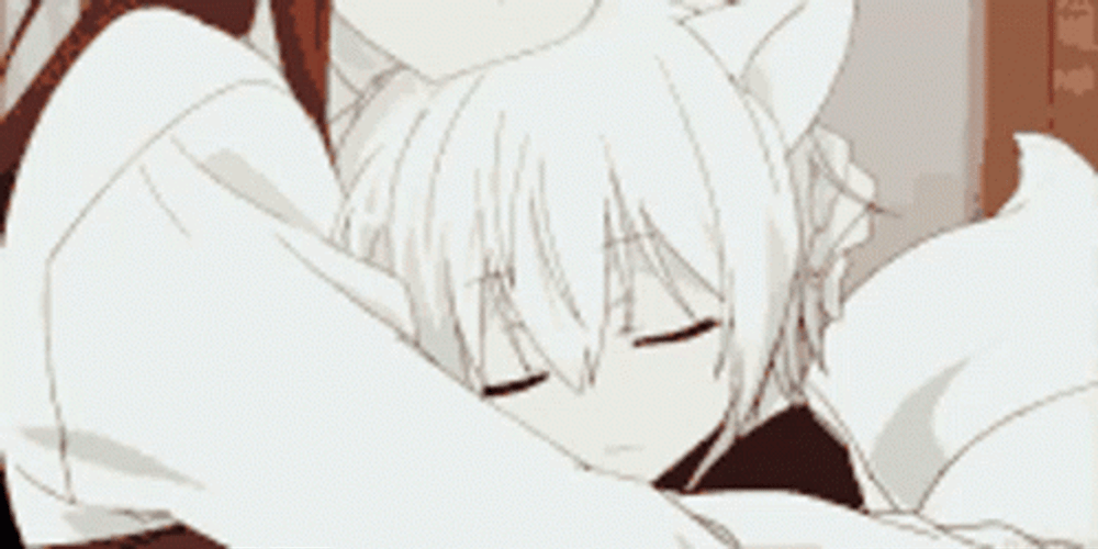 Animal Ears Boy Anime Cuddle GIF