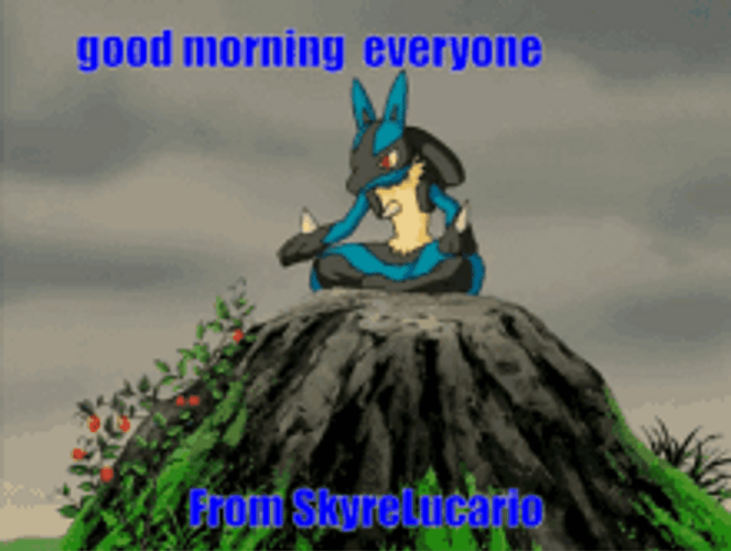 Animal Eating Fruits Says Good Morning Everyone GIF