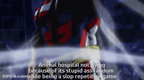 Animal Hospital Not Dying Because Of Its Stupid Ass Fandom While Being A Slop Repetit GIF