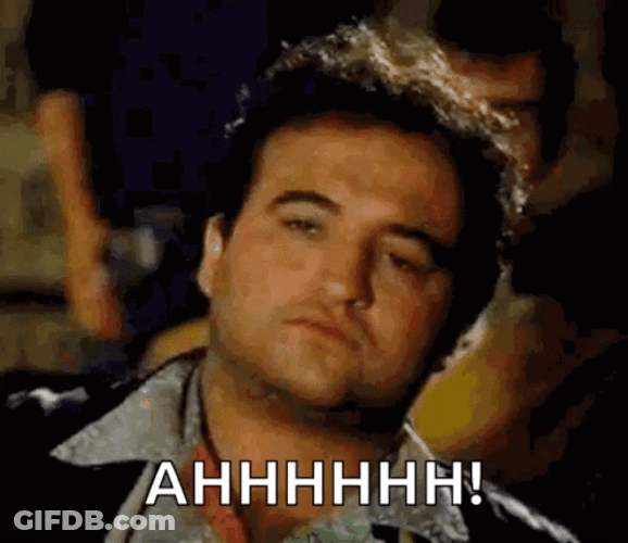 Animal House Bluto Blutarsky Screaming GIF