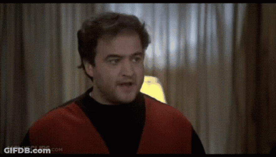 Animal House Bluto Running Away GIF