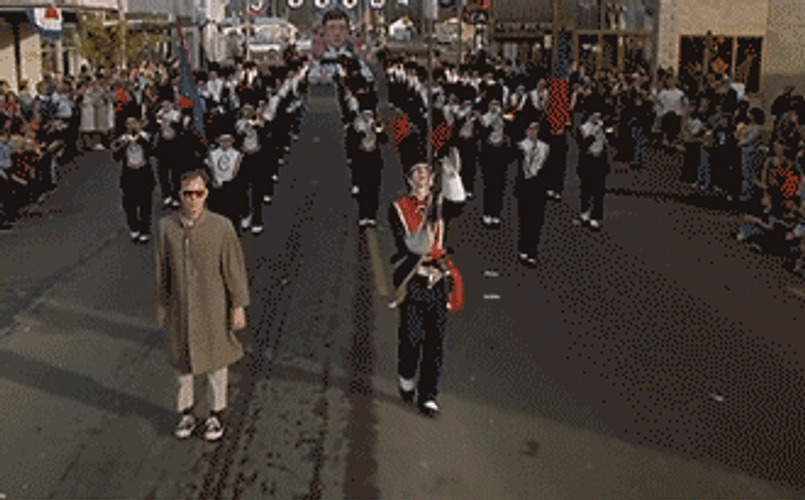 Animal House Marching Band Parade GIF