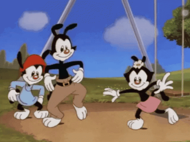 Animaniacs Happily Moving GIF