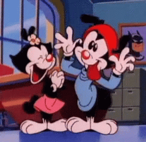 Animaniacs Wakko Warner Rolling Eyes GIF