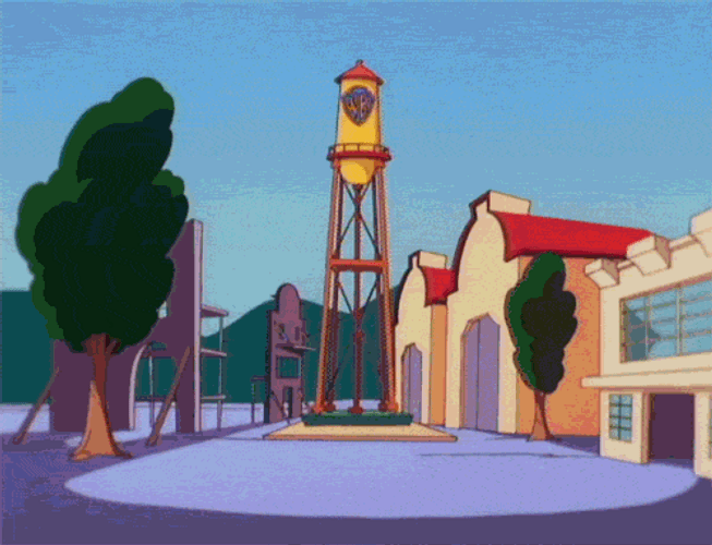 Animaniacs Warner Bros Tower GIF