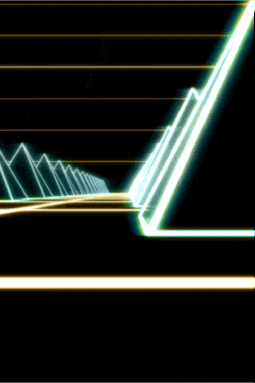 Animated Abstract Neon Arts GIF