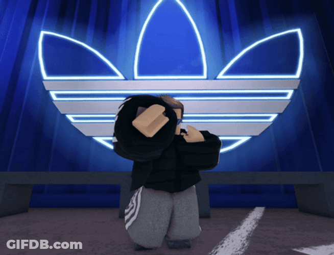 Animated Adidas Roblox Dancing GIF