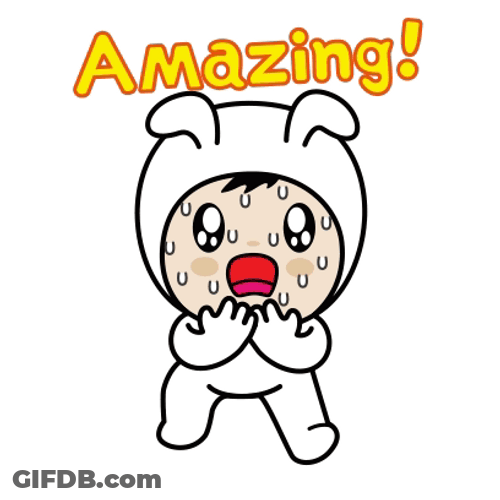 Animated Amused Person Amazing Reaction GIF