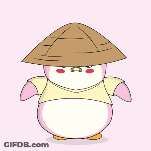 Animated Angry And Irritated Penguin GIF