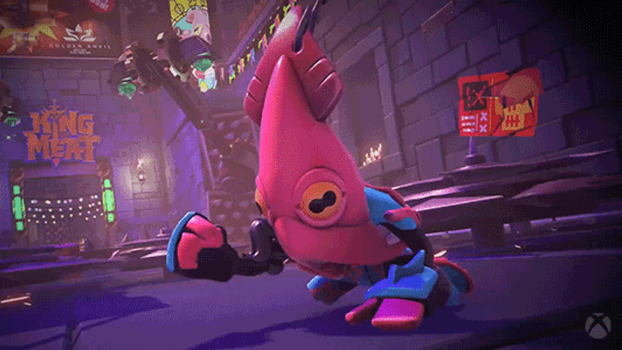 Animated Angry Squid GIF
