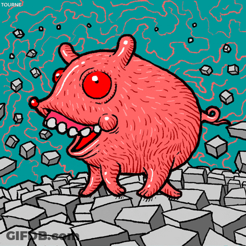 Animated Animal Transformation Optical Illusion GIF