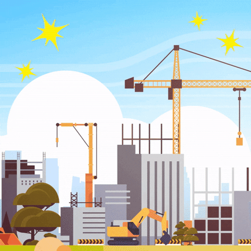 Animated Architect Girl Happy Work Anniversary Meme GIF