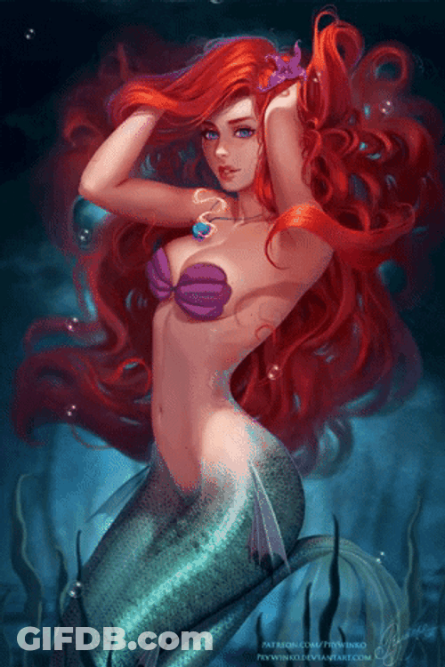 Animated Ariel The Little Mermaid GIF