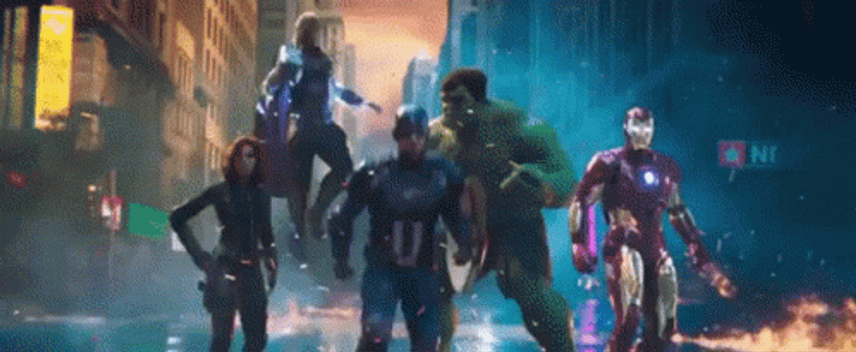 Animated Avengers Assemble GIF