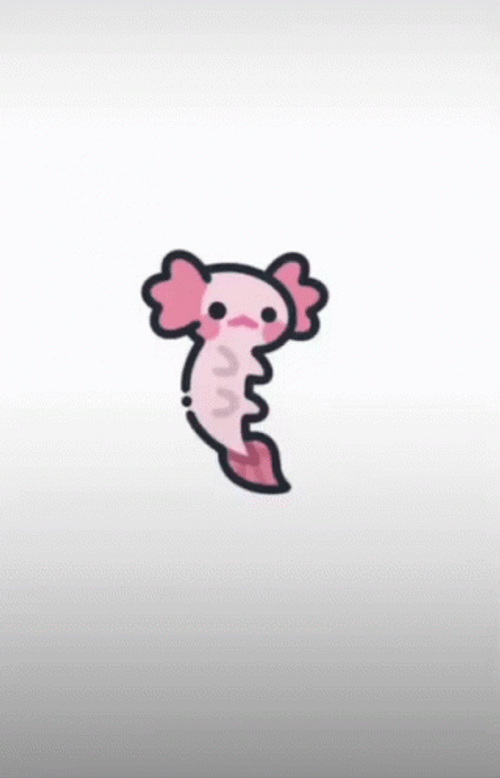 Animated Axolotl Meme You've Just Been Axolotl'd GIF