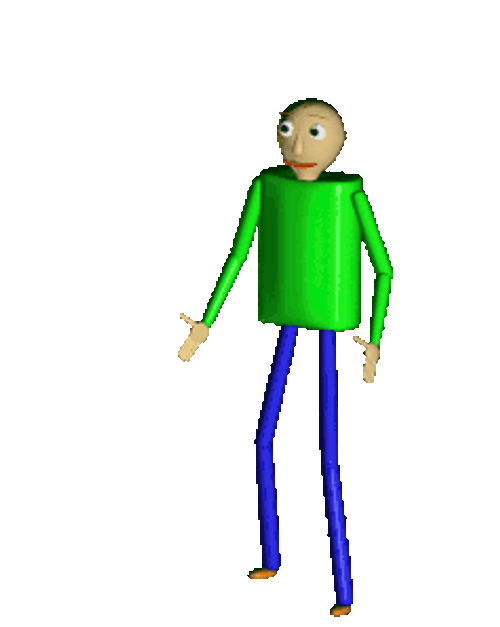 Animated Baldi Fortnite Dance Funny Meme GIF