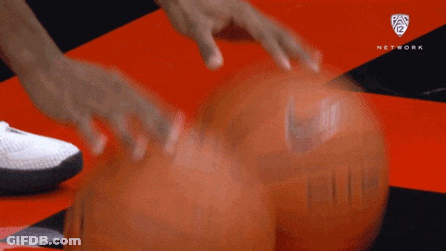 Animated Basketball Dribbling Drill GIF