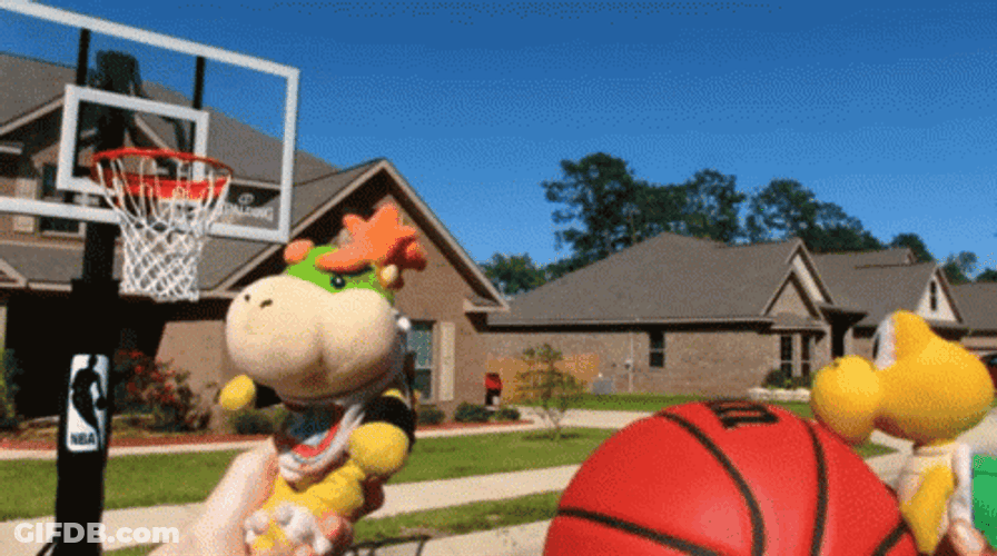 Animated Basketball Kuba Fire Dragon GIF