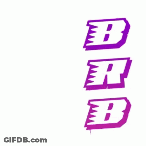 Animated Be Right Back Girl Peeking GIF