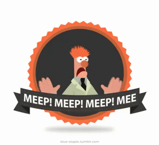 Animated Beaker Screaming GIF