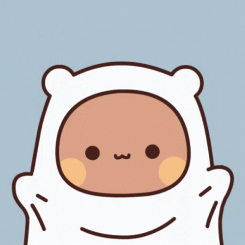 Animated Bear As A Funny Ghost GIF