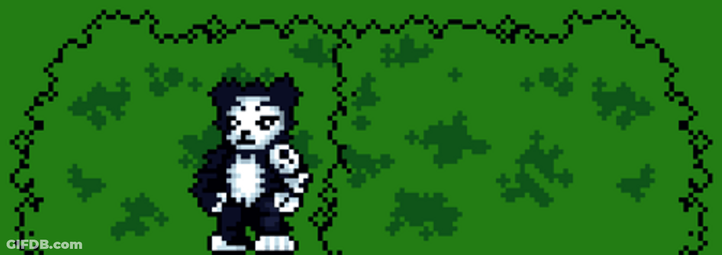 Animated Bear By The Bushes Hiding Meme GIF