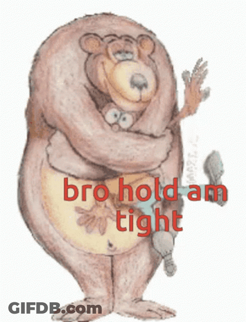 Animated Bear Tight Hold GIF