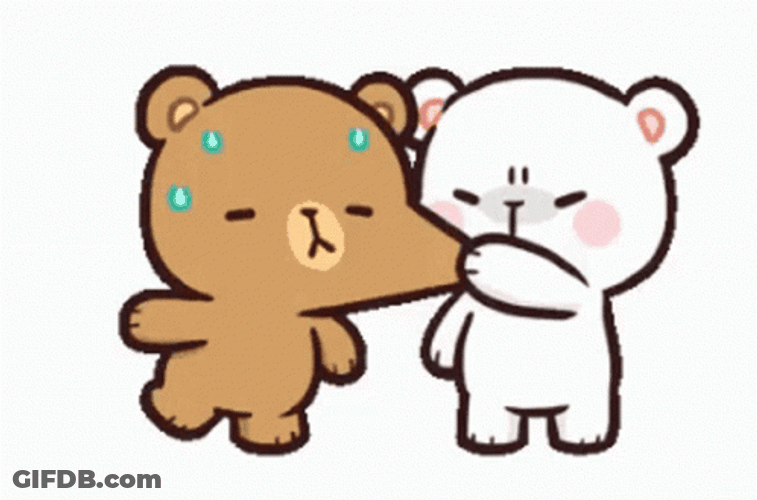 Animated Bears Cheek Pinch GIF
