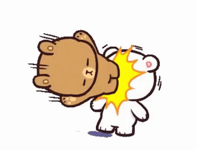 Animated Bears Drop Kick GIF