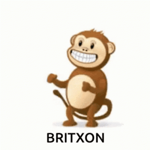 Animated Belly In Out Monkey Dancing Brixton GIF
