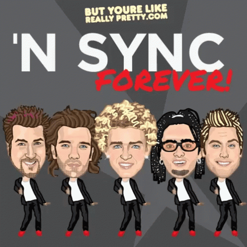 Animated Big Head Nsync GIF
