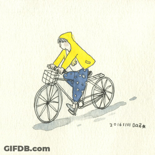 Animated Bike Riding GIF