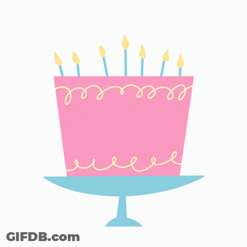 Animated Birthday Cake Happy Birthday Mary GIF