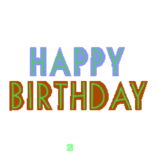 Animated Birthday Gif Sticker GIF
