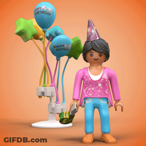 Animated Birthday Party Surprise GIF