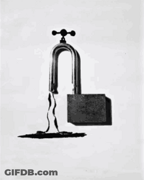 Animated Black Tap Water GIF