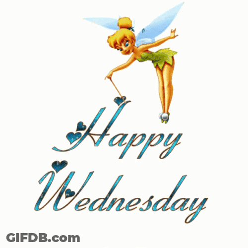 Animated Blessed Wednesday Tinker Bell GIF