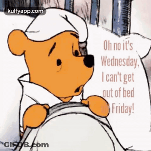 Animated Blessed Wednesday Winnie The Pooh GIF