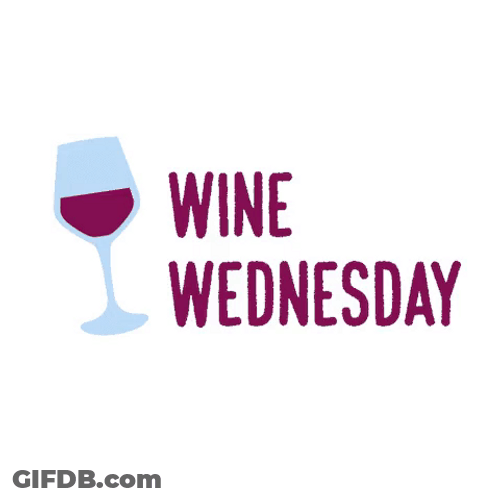 Animated Blessed Wine Wednesday GIF