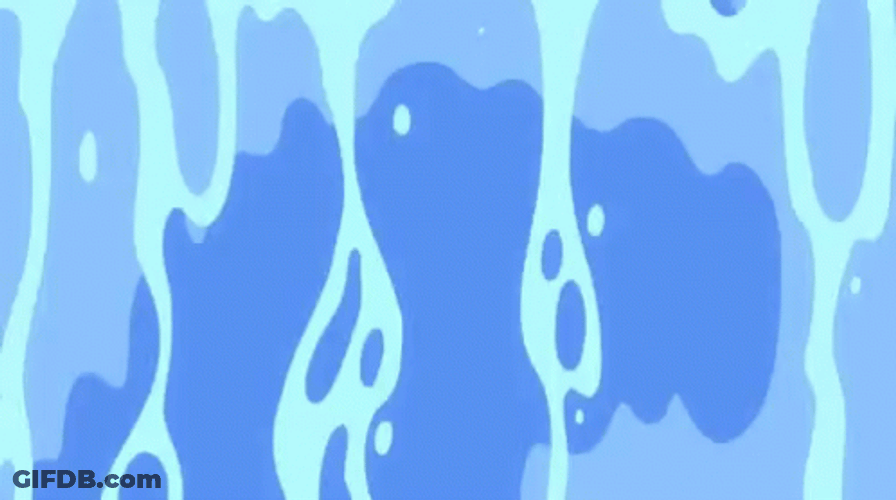 Animated Blue Water Splash GIF