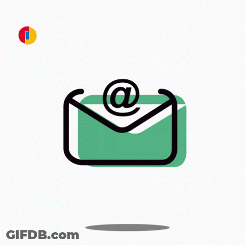 Animated Bouncing Mail GIF